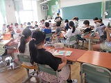 夏休み前の学校の様子1