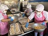 （写真）2024年3月14日の給食室の様子1