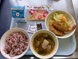 （写真）2024年3月15日の給食