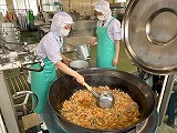 （写真）2024年4月11日の給食室の様子