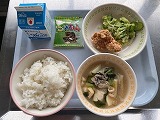 （写真）2024年4月22日の給食