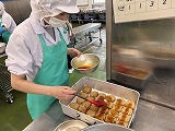 （写真）2024年5月7日の給食室の様子1