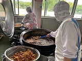 （写真）2024年6月10日の給食室の様子1