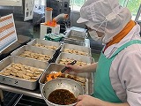 （写真）2024年7月5日の給食室の様子
