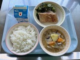 （写真）2024年9月20日の給食