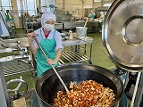 （写真）2024年9月24日の給食室の様子