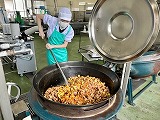 （写真）2024年9月26日の給食室の様子
