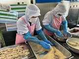 （写真）2024年10月2日の給食室の様子1