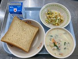 （写真）2024年10月9日の給食