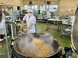 （写真）2024年10月15日の給食室の様子