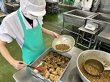 （写真）2024年11月22日の給食室の様子