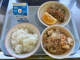 （写真）2025年1月17日の給食