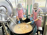 （写真）2025年1月23日の給食室の様子