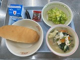 （写真）2025年1月23日の給食