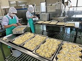 （写真）2025年1月24日の給食室の様子