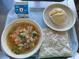 （写真）2025年1月24日の給食