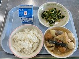 （写真）2025年2月13日の給食2
