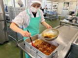 （写真）2023年11月22日の給食室の様子