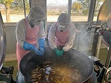 （写真）2023年11月29日の給食室の様子