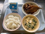 （写真）2023年12月11日の給食