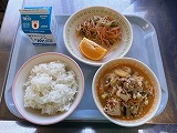 （写真）2024年1月16日の給食