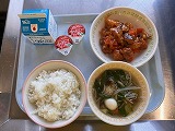 （写真）2024年1月18日の給食