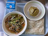 （写真）2024年1月23日の給食