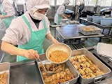 （写真）2024年1月30日の給食室の様子2