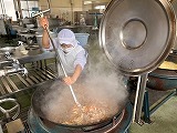 （写真）2024年2月1日の給食室の様子1