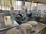 （写真）2024年2月1日の給食室の様子2
