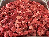 （写真）2024年2月6日 カットした牛肉