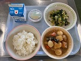 （写真）2024年2月7日の給食