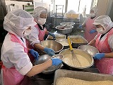 （写真）2024年2月9日の給食室の様子