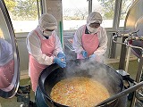 （写真）2024年2月14日の給食室の様子1