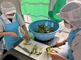（写真）2024年2月15日の給食室の様子1