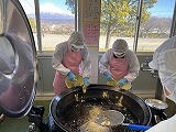 （写真）2024年2月27日の給食室の様子2