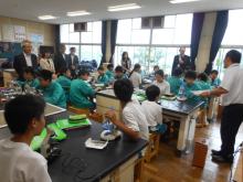 2年理科の授業の様子
