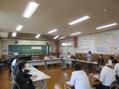 （写真）令和5年6月20日教職員と語る会の様子