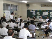 （写真）平成26年6月23日教育委員と語る会の様子