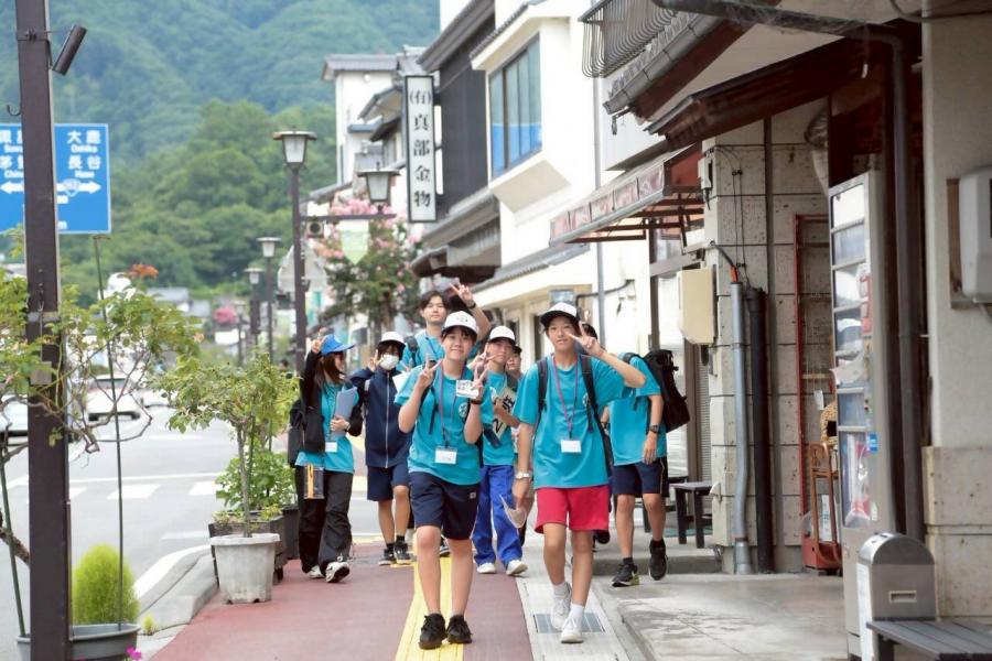 城下町探検の様子