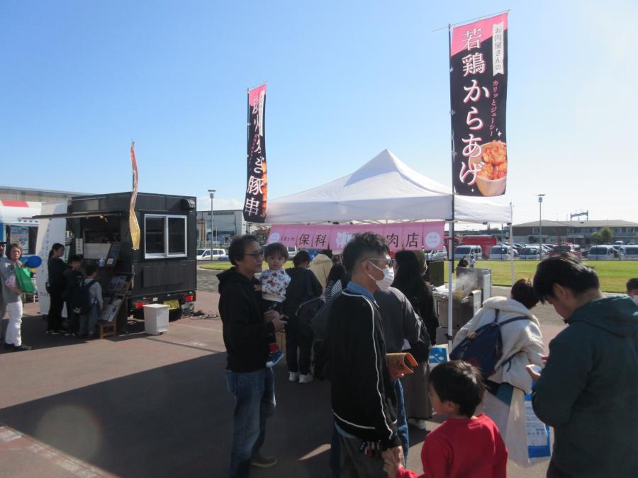 ケータリングエリアの様子