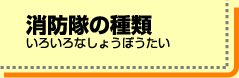 消防隊の種類