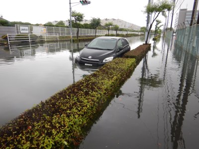 浸水状況1（令和3年7月3日による大雨)