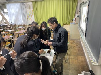 吉原第一中学校「CNF特別講座（第2弾）」2