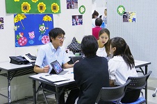 （写真）幼稚園ブース