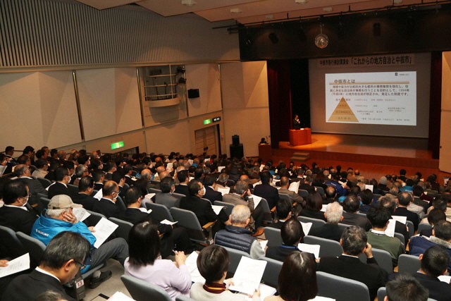 講演会の全体の様子