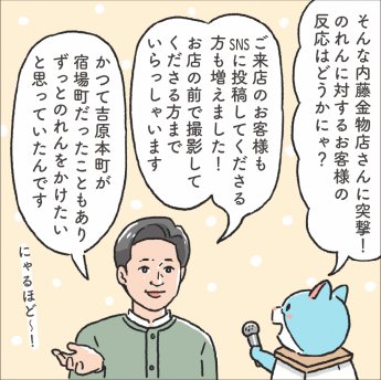漫画画像「第二回富士市広告景観賞（内藤金物店）」2