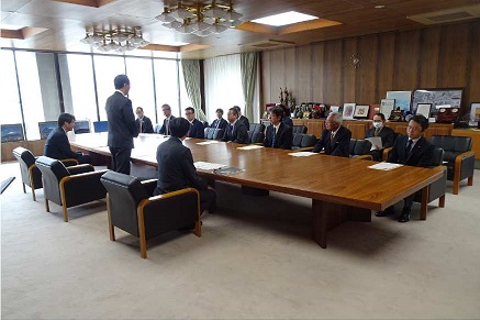 （写真）特別応接室内