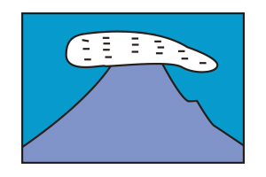 なみ笠のイラスト