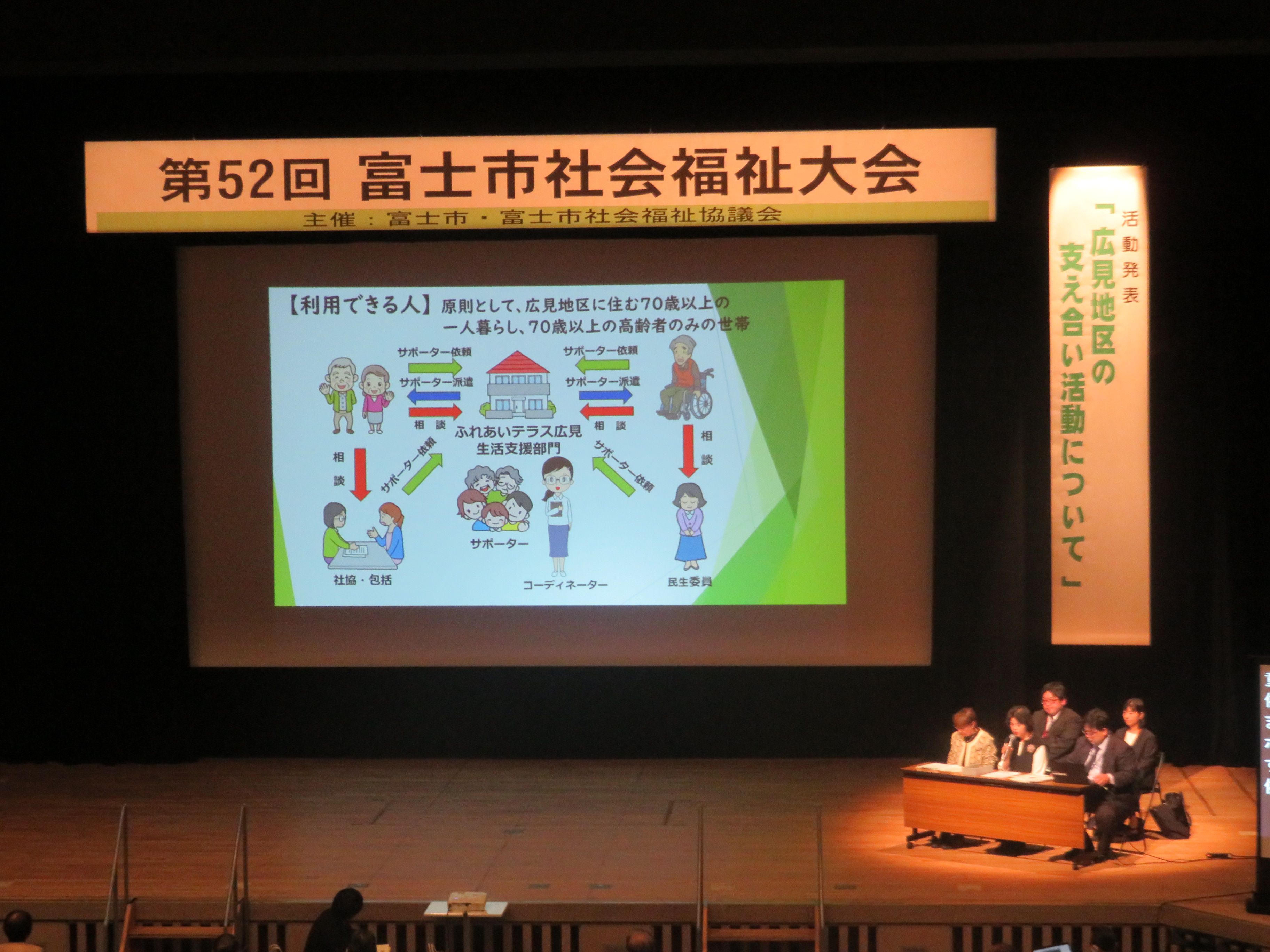 （写真）第52回富士市社会福祉大会活動発表の様子2